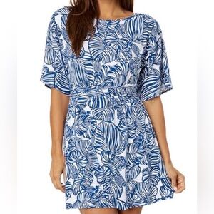 Lilly Pulitzer Aegean Navy Beach Path Parigi Romper
